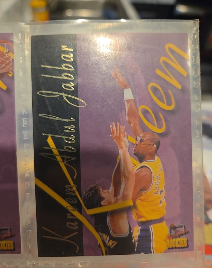 1995 Signature Rookies Draft Day #K3 Kareem Abdul-Jabbar — front