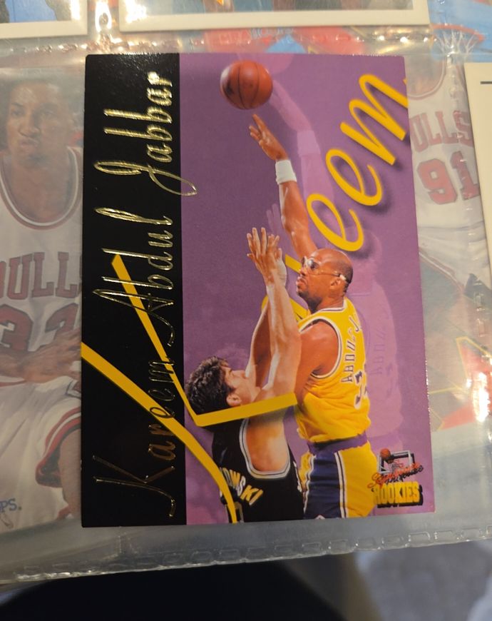 1995 Signature Rookies Draft Day #K5 Kareem Abdul-Jabbar — front