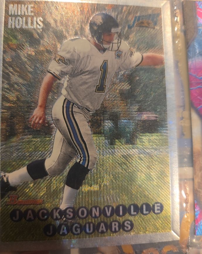 1995 Bowman #221 Mike Hollis — front