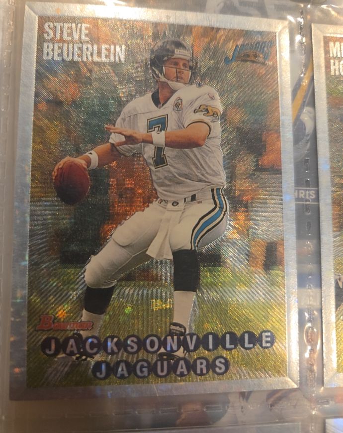 1995 Bowman #225 Steve Beuerlein — front