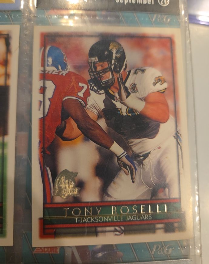 1996 Topps #215 Tony Boselli — front