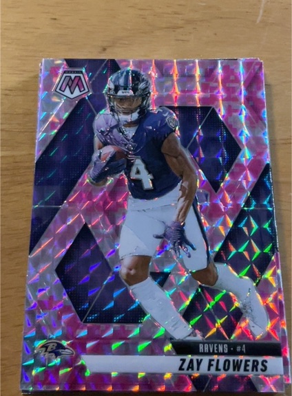 2025 Panini Mosaic #126 Zay Flowers — front