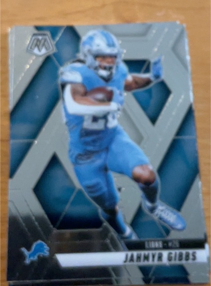 2025 Panini Mosaic #103 Jahmyr Gibbs — front
