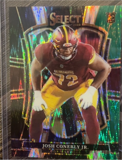 2025 Panini Select #187 Josh Conerly Jr. — front