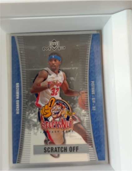 2003-04 Upper Deck MVP Sportsnut Fantasy #SN19 Richard Hamilton — front