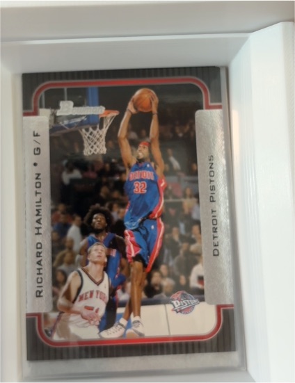 2003-04 Bowman #21 Richard Hamilton — front