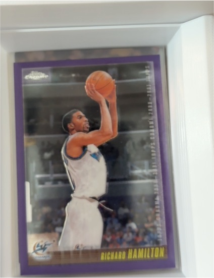 2000-01 Topps Chrome #77 Richard Hamilton — front