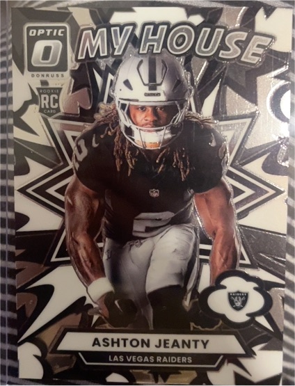 2025 Donruss Optic #4 Ashton Jeanty My House — front