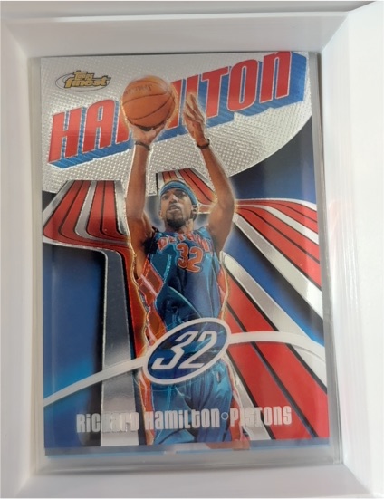 2003-04 Topps Finest #49 Richard Hamilton — front