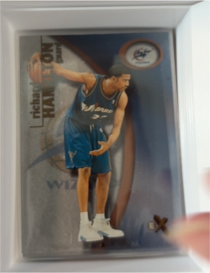 2000-01 Fleer E-X #99 Richard Hamilton — front