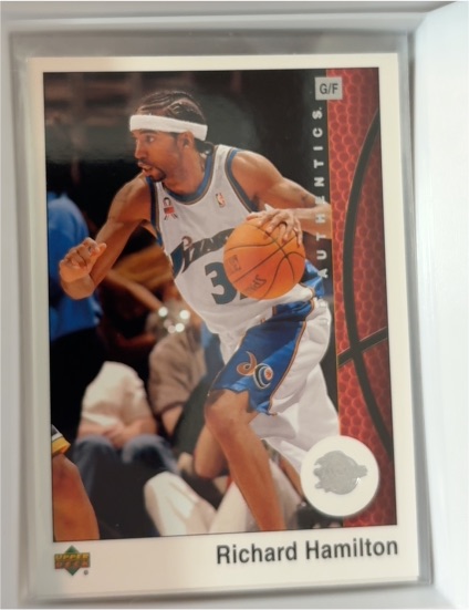 2002-03 Upper Deck Authentics #89 Richard Hamilton — front