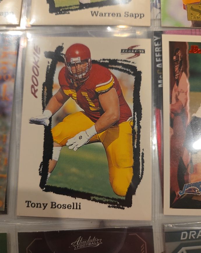 1995 Score #246 Tony Boselli — front