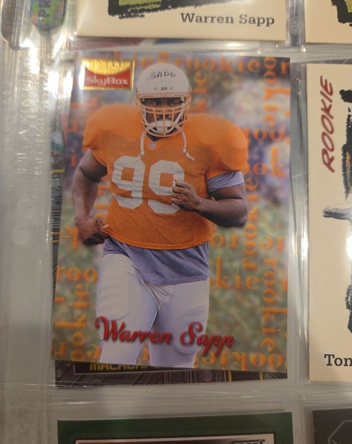 1995 SkyBox Premium #169 Warren Sapp — front