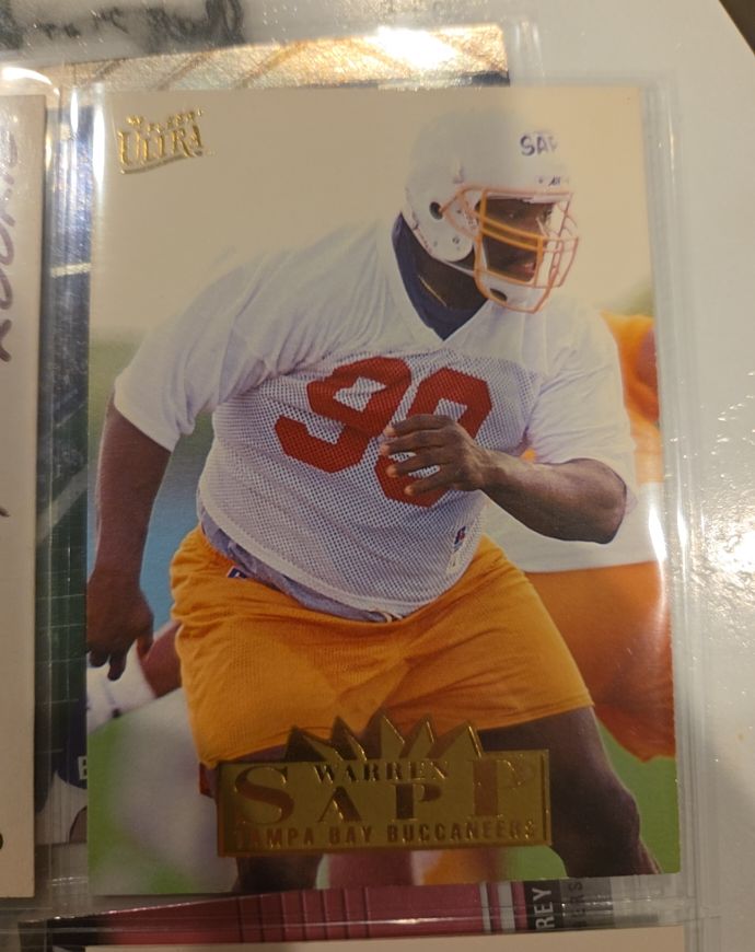 1995 Fleer Ultra #333 Warren Sapp — front
