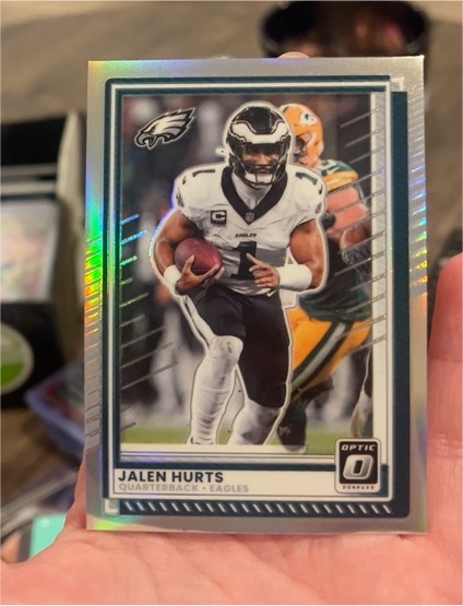 2025 Panini Donruss Optic #14 Jalen Hurts — front