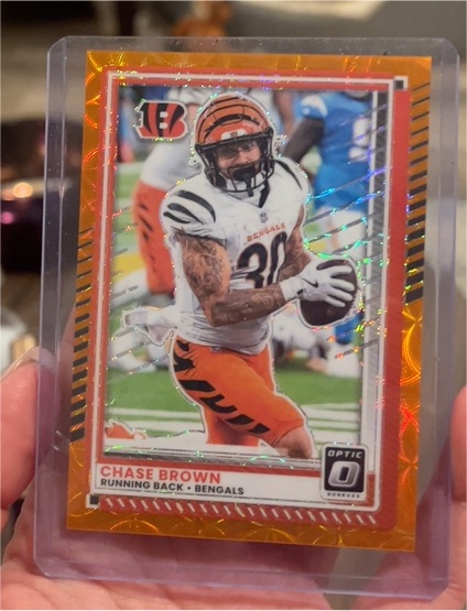 2025 Panini Donruss Optic #197 Chase Brown — front