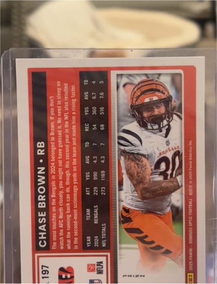 2025 Panini Donruss #294 Chase Brown — front