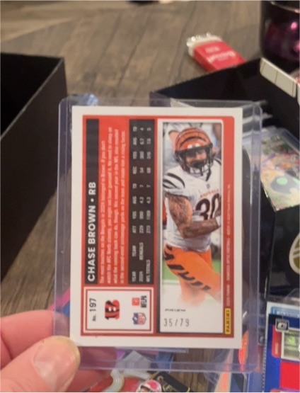 2025 Panini Score #157 Chase Brown — front