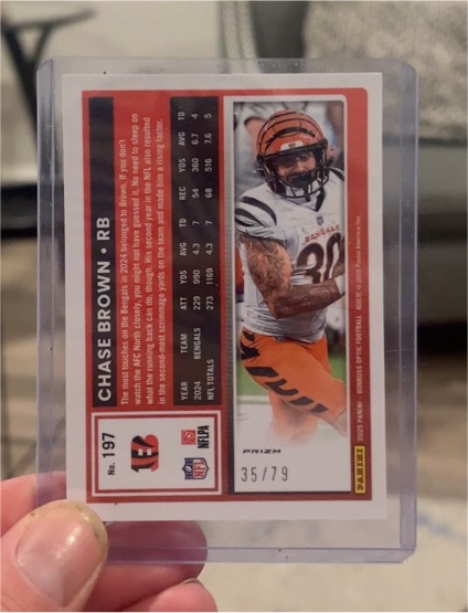 2023 Panini Prizm #197 Chase Brown — front