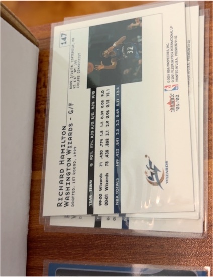 2001-02 Fleer Shoebox Collection #147 Richard Hamilton — front