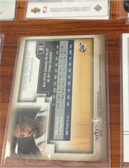 2000-01 Fleer #61 Richard Hamilton — front