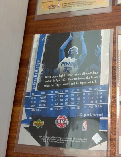 2003-04 Upper Deck #24 Richard Hamilton — front