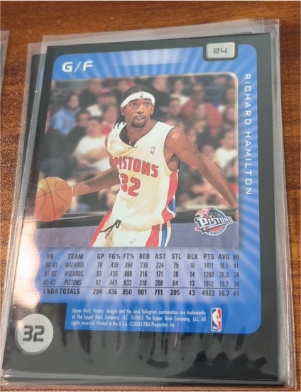 2003-04 Upper Deck Victory #24 Richard Hamilton — front
