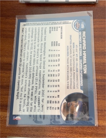 2007 Topps #125 Richard Hamilton — front