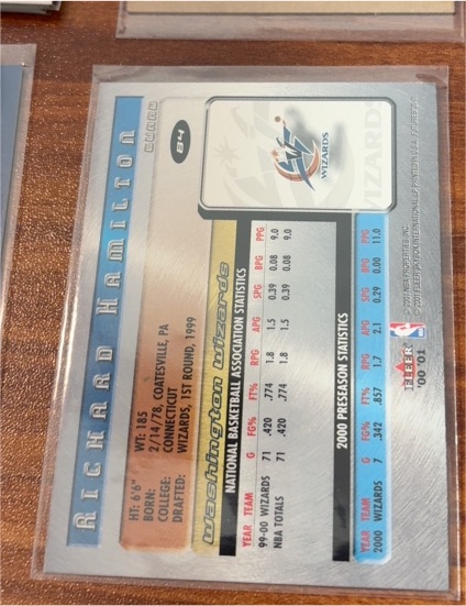 1999 Upper Deck Victory #84 Richard Hamilton — front