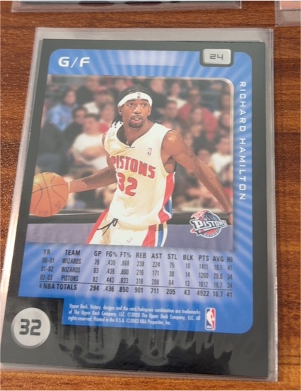 2003-04 Upper Deck Victory #24 Richard Hamilton — front