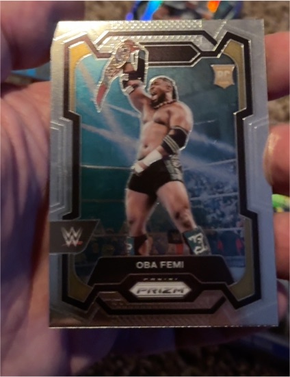 2024 Panini Prizm WWE #199 Oba Femi — front
