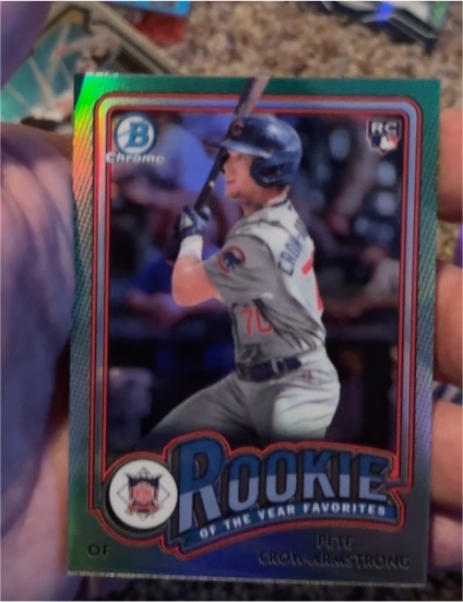 2024 Bowman Chrome Rookie of the Year Favorites #ROY-13 Pete Crow-Armstrong — front