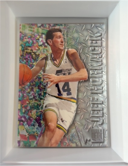 1996 Fleer Metal #100 Jeff Hornacek — front