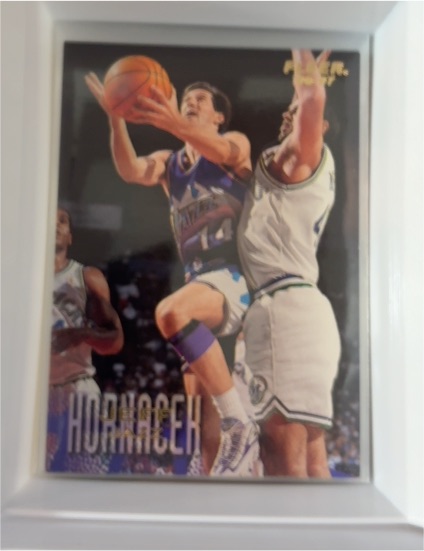1996-97 Fleer #258 Jeff Hornacek Utah Jazz — front