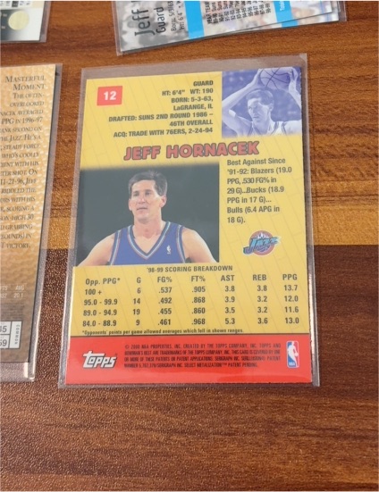 1999-00 Bowman's Best #12 Jeff Hornacek — front