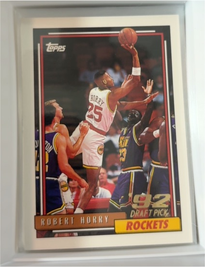 1992-93 Topps #308 Robert Horry Rookie — front