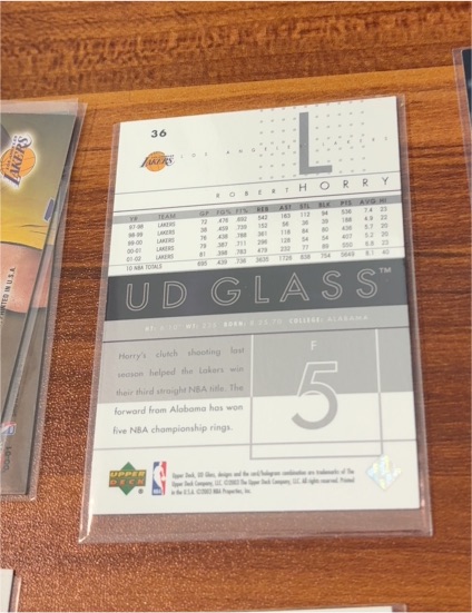 2002-03 Upper Deck Glass #36 Robert Horry — front
