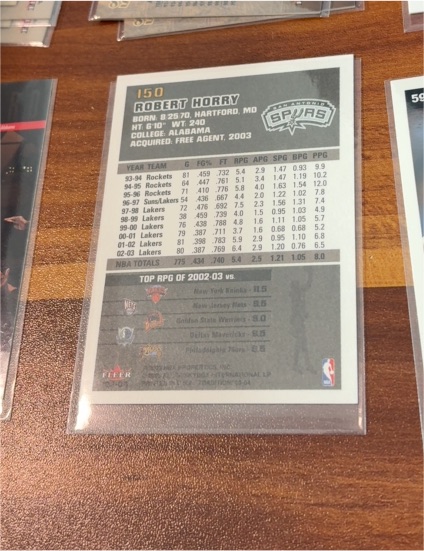 2002 Fleer #150 Robert Horry — front