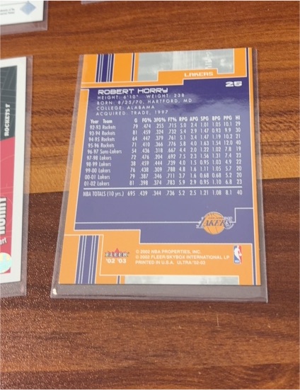 1992-93 Fleer Ultra #195 Robert Horry — front