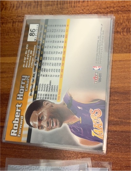 2000-01 Fleer Ultra #159 Robert Horry — front