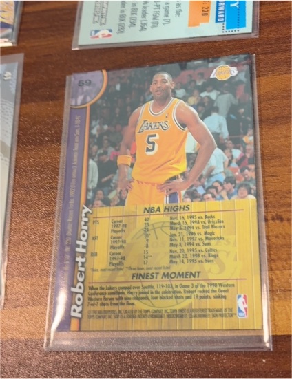 1998-99 Topps Finest #59 Robert Horry — front