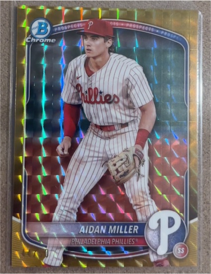 2025 Bowman Chrome #BCP-54 Aidan Miller — front