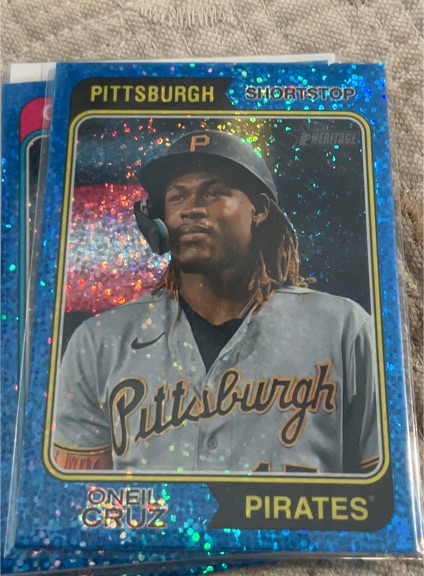 2023 Topps Heritage #252 Oneil Cruz — front