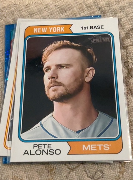 2023 Topps Heritage #380 Pete Alonso — front