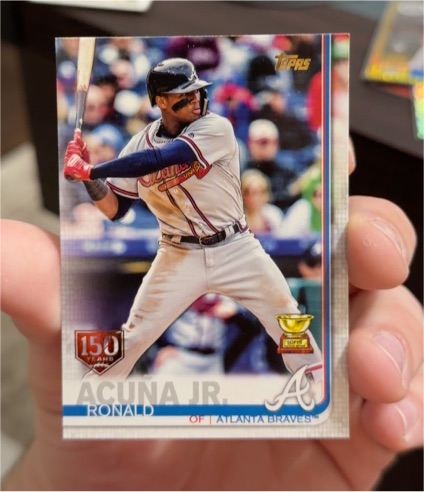 2019 Topps #1 Ronald Acuna Jr. — front