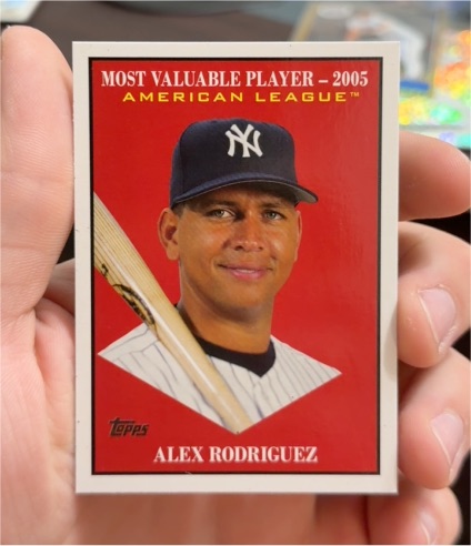 2025 Topps Update #MV-22 Alex Rodriguez Most Valuable — front