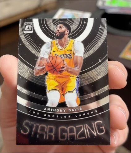 2019-20 Panini Donruss Optic #3 Anthony Davis Star Gazing — front