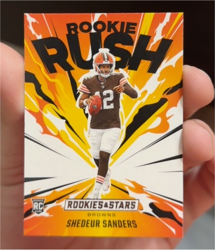 2025 Panini Rookies & Stars Rookie Rush #20 Shedeur Sanders — front
