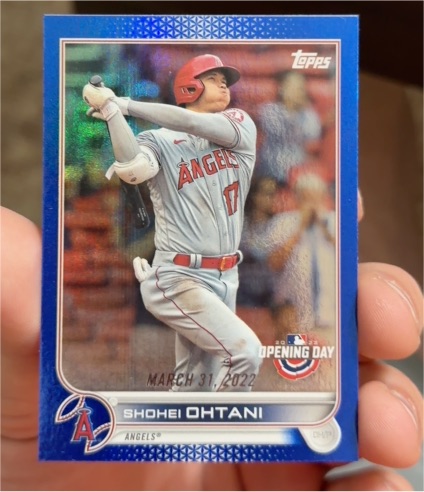 2022 Topps Opening Day #1 Shohei Ohtani — front