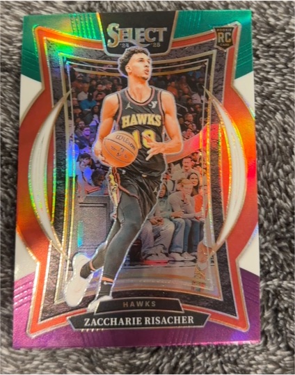 2024-25 Panini Select #86 Zaccharie Risacher — front